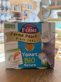 YAOURT NATURE INVITATION A LA FERME 4X125GR