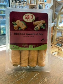 BOREK EPINARDS ET FETA TURQUE SOTO 4X47.5GR