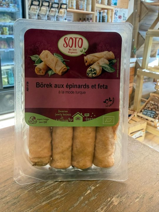 BOREK EPINARDS ET FETA TURQUE SOTO 4X47.5GR