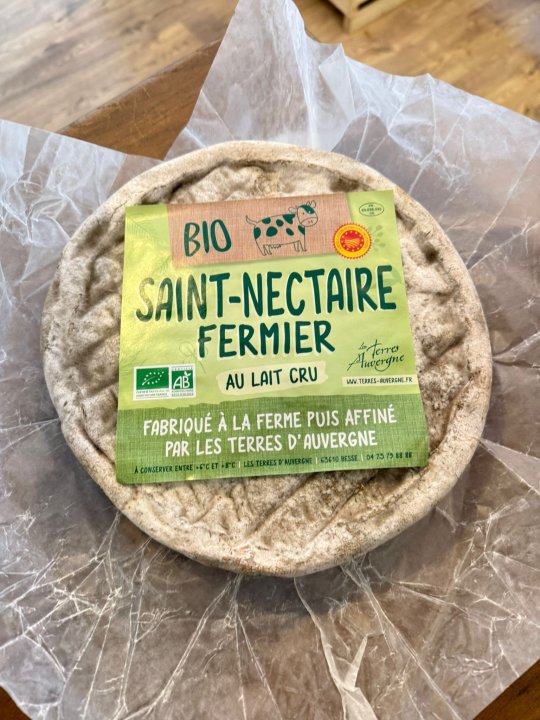 SAINT NECTAIRE LAIT CRU TERRES D'AUVERGNE