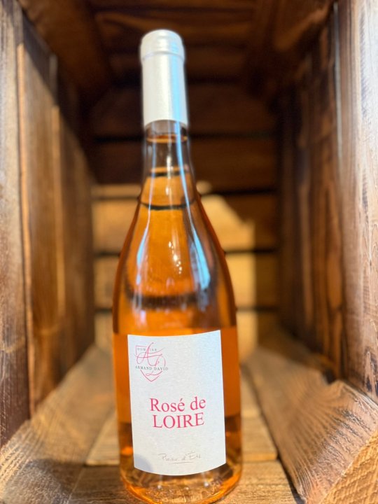 ROSE DE LOIRE PLAISIR D'ETE ARMAND DAVID GROLLEAU NOIR