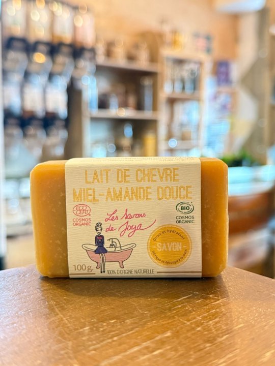 SAVON LAIT DE CHEVRE MIEL ET AMANDE JOYA