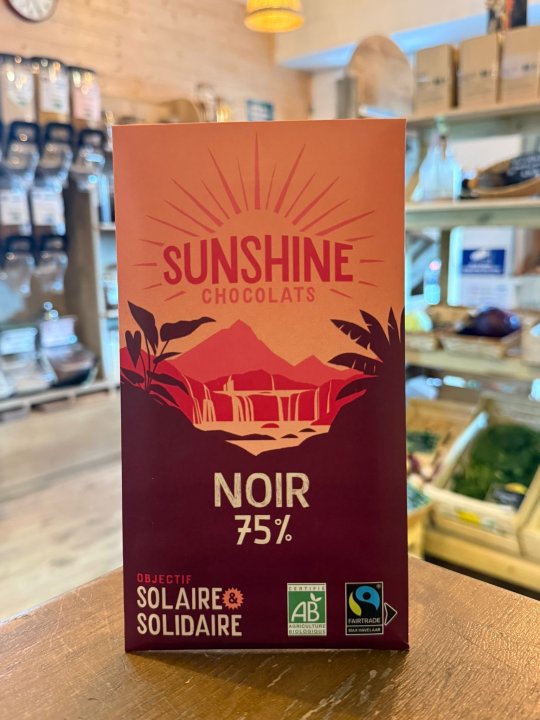 TABLETTE NOIR 75% SUNSHINE