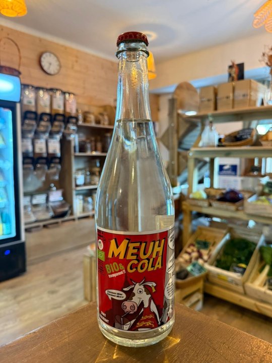 COLA - MEUH COLA TRANSPARENT 75CL BIO