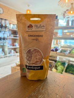 GINGEMBRE CONFIT CUBES PEPITE POUR LE VIVANT 250GR
