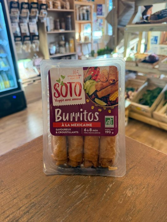 BURRITOS ROULEAUX MEXICAINS SOTO X4