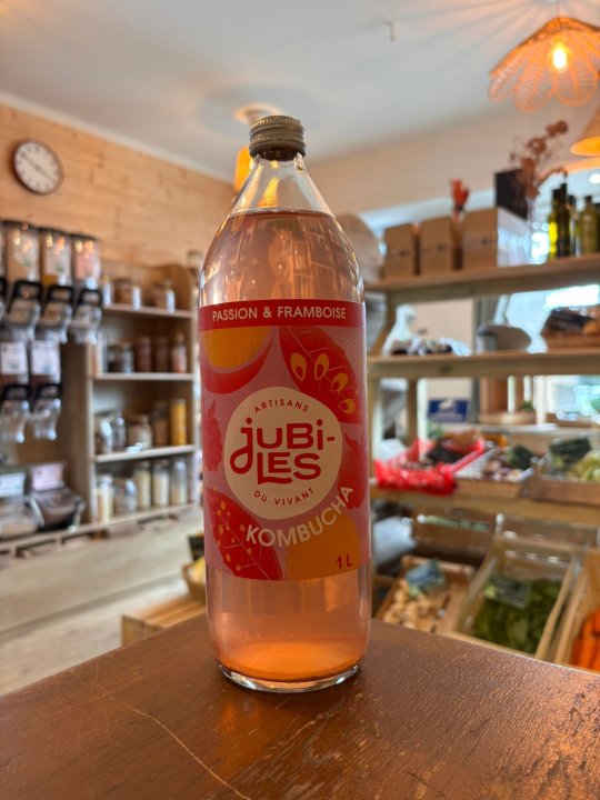 KOMBUCHA PASSION FRAMBOISE JUBILES 1L