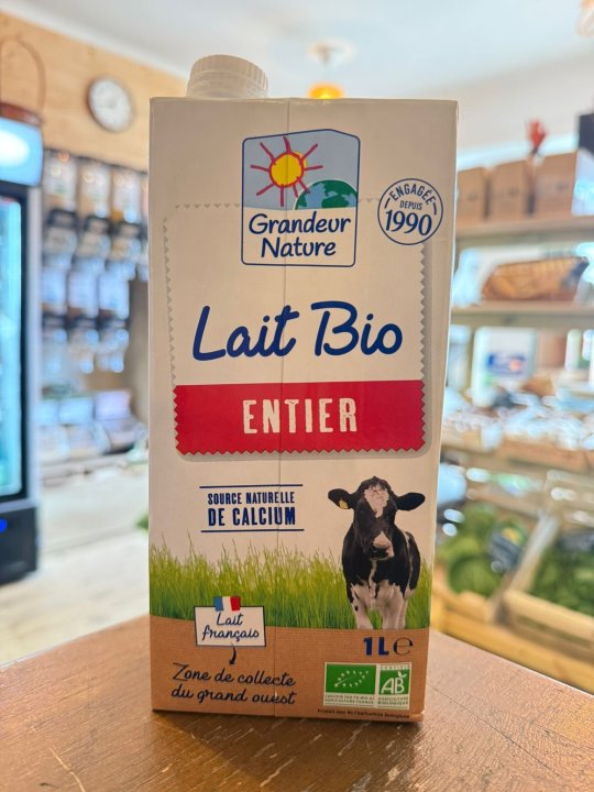LAIT ENTIER UHT 1L GRANDEUR NATURE