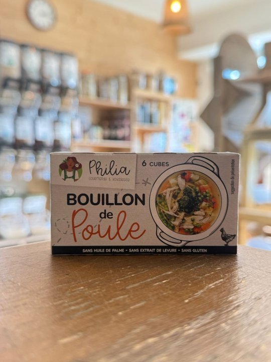 BOUILLON POULE CUBES PHILIA 66GR