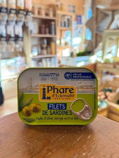 FILET SARDINE HUILE OLIVE PHARE D'ECKMUHL 100GR