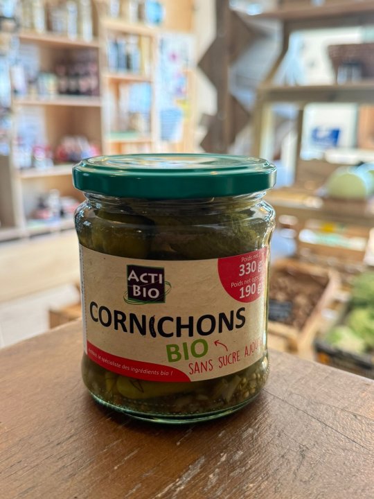 CORNICHON SS SUCRE AJOUTE ACTIBIO330GR