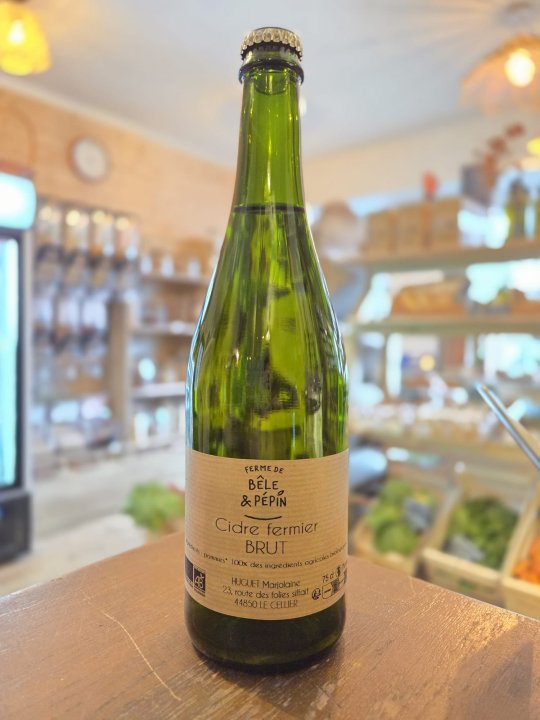 CIDRE FERMIER FERME BELE ET PEPIN 75CL