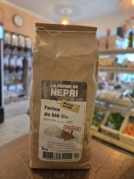 FARINE DE BLE T65 FERME NEPRI SAC 1KG