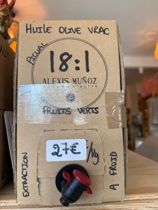  HUILE D'OLIVE VRAC PICUAL ALEXIS MUNOZ KILO