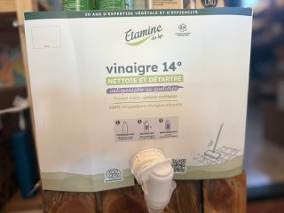 VINAIGRE BLANC MENAGER 14°  VRAC KILO 